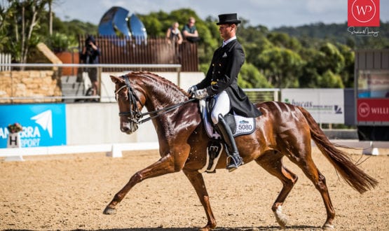 David McKinnon and 'Woodside Lady Loxley David McKinnon and 'Woodside Lady Loxley