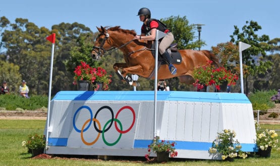 Hazel Shannon rode Terry and Ginette Snow's 2016 Adelaide Four Star winner, 'Willinga Park Clifford' to post a super round over the tough Mitsubishi CCI4* track to hold second place on 51.50 heading in to the final jumping phase tomorrow. Adelaide_3DE_2018_1893